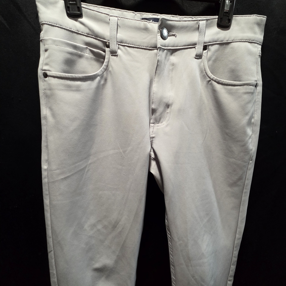 Mister Tech-Wear Pants Sz 32 Mens Tan Slim Fit Performance Stretch Chino Outdoor